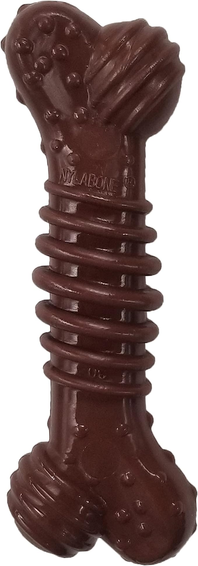 Nylabone Power Chew Textured Bone Chew Toy, Dog Toys for Aggressive Chewers, Flavor Medley, Medium/Wolf (1 Count)