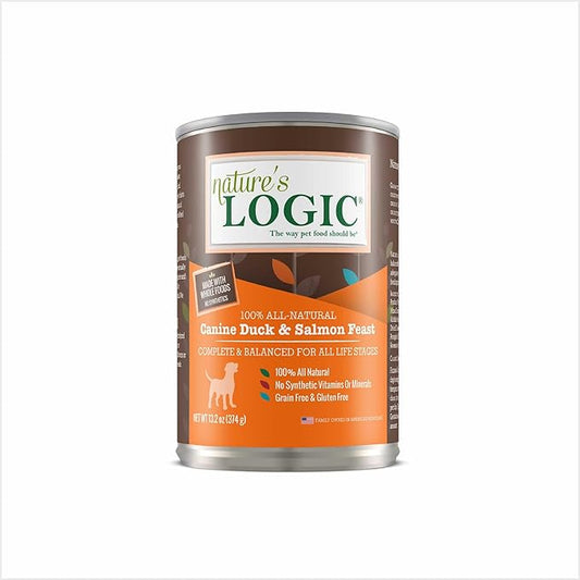 Natures Logic NL00104 Grain-Free Duck & Salmon Feast Wet Dog Food, One Size
