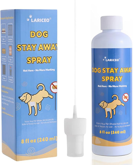 8 oz Training Spray to Keep Dogs Away - Effective Solution for Peeing Problems - Not Here Dog Spray - Safe Deterrent for Unwanted Behavior.