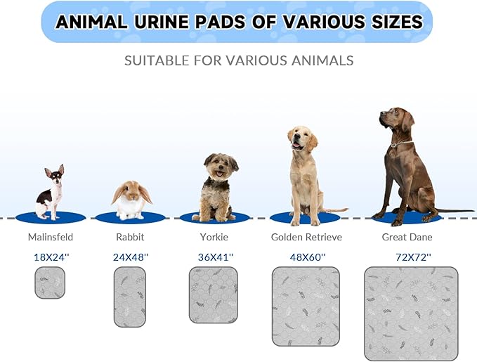 Washable Pee Pads for Small Pet 5-Pack, Reusable Pet Training Pads Absorbent & Leak-Free, Waterproof Pee Pads for Dog Cat Rabbit Guinea Pig Hamster, Whelping Pad (Leaves - Deep Grey, 12x12)