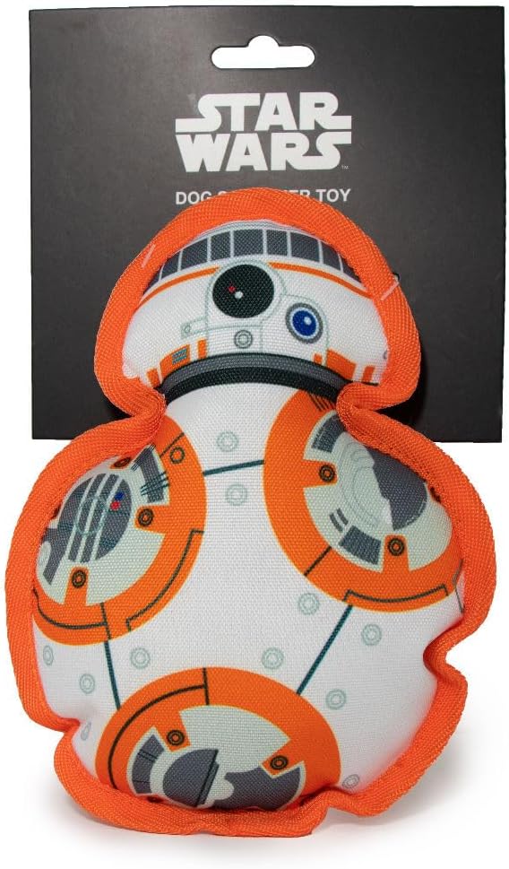 Buckle-Down Dog Toy, Star Wars, Ballistic Squeaker BB8 Full Body