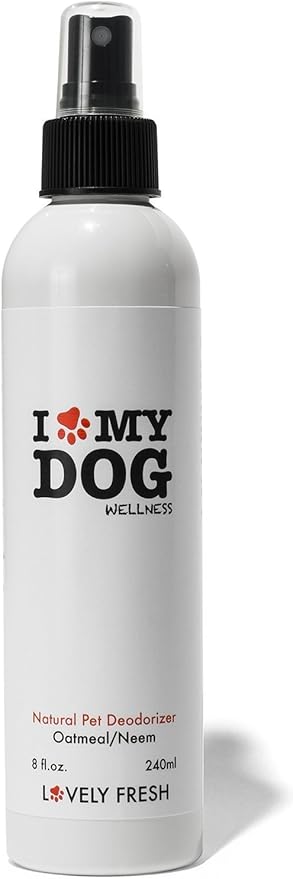 Dog Deodorizer Spray, All Natural Grooming Product with Oatmeal and Neem, Keep Your Dog Fresh and Itch Free Between Baths, Relieves Skin Irritation for Sensitive, Dry and Itchy Skin