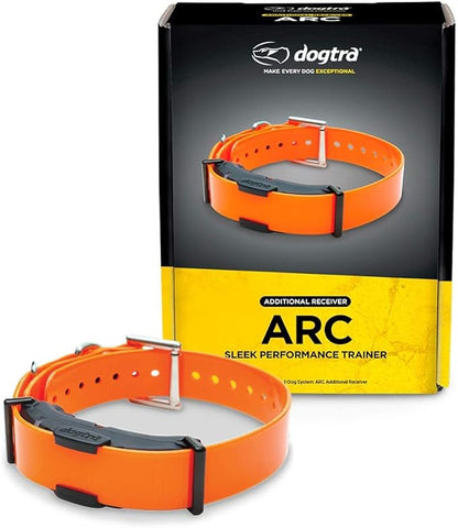 Dogtra ARC Additional Receiver Slim Ergonomic 3/4-Mile Remote Dog Training E-Collar with 127-Level Precise Control via LCD Screen