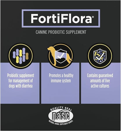 Fortiflora Probiotics for Dogs Supplement - 30 Ct. Box (2 Pack)