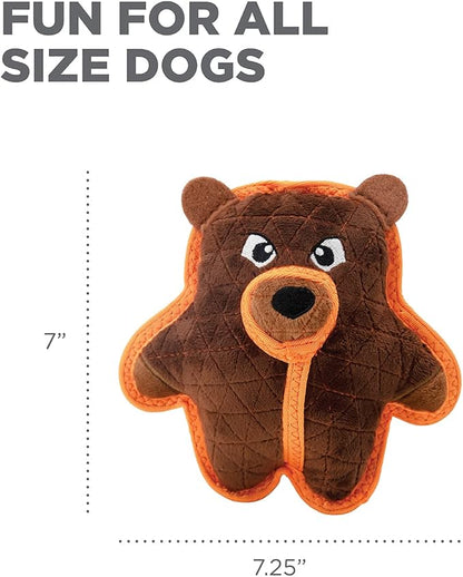 Outward Hound Xtreme Seamz Bear Squeaky Plush Dog Toy - Reinforced Dense Stuffing Plush Toy