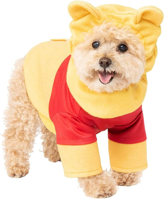 Rubie's unisex adult Disney: Winnie the Pooh Pet Costume, Winnie Party Goods, Winnie, S Neck 12 Girth 17 Back 11 US