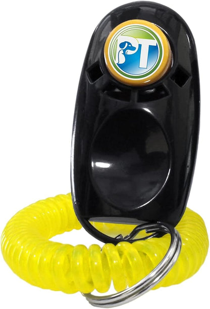Dogtra 1900S Black - Remote Training Collar - 1 Mile Range, Waterproof, Rechargeable, Static, Vibration - includes PetsTEK Dog Training Clicker