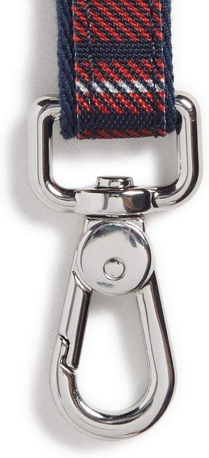 Vera Bradley Women's Recycled Lighten Up Water-repellent Pet Leash, Tartan Plaid, Medium