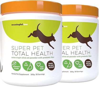 Heart Health for Dogs, Fiber Supplement for Digestive Health, Heart Health & Gut Health, Coat & Joint Health, Made in USA, Only Two Natural Ingredients, 2 Pack