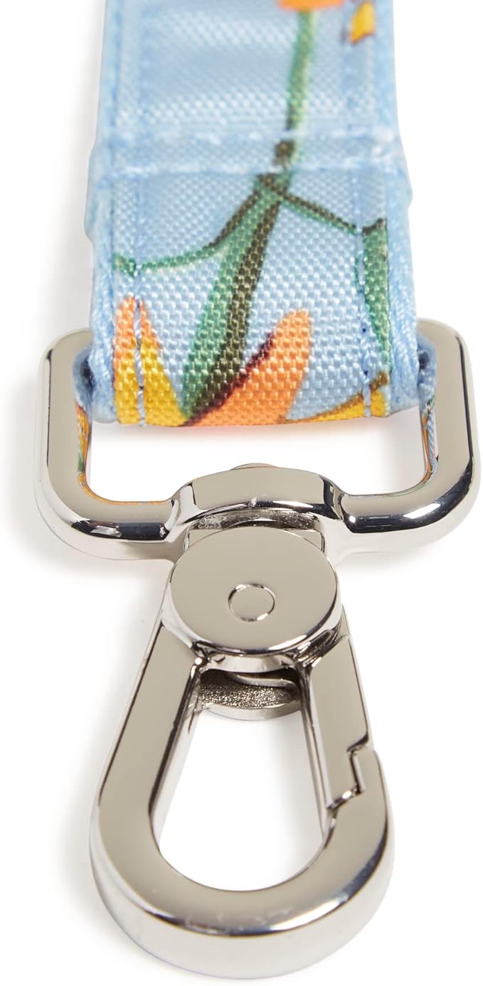 Vera Bradley Women's Recycled Lighten Up Water-repellent Pet Leash, Sunflower Sky, Large