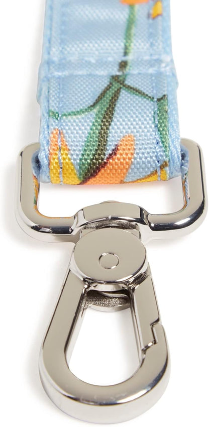 Vera Bradley Women's Recycled Lighten Up Water-repellent Pet Leash, Sunflower Sky, Small