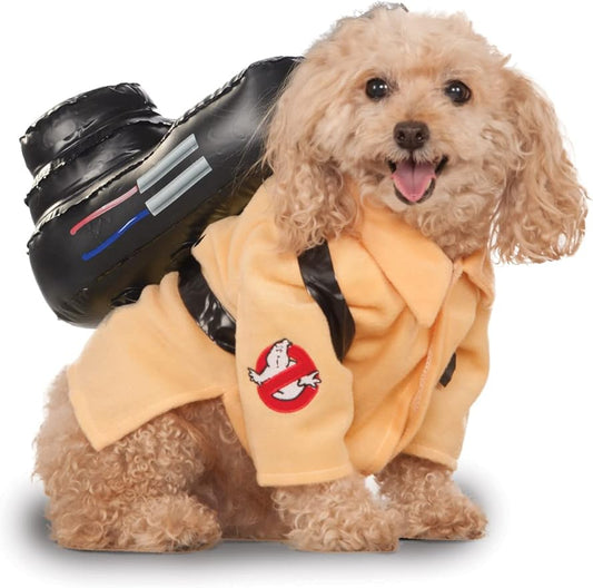 Rubie's Ghostbusters Movie Pet Costume, Small, Jumpsuit, Beige/Black