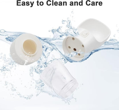 Outdoor Dog Water Bottle Dispenser - Leak Proof Water Bottle for dogs On The Go with Food Container Multifunctional Travel Dog Water Bottle（White）