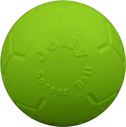Jolly Pets Large Jolly Soccer Ball Floating-Bouncing Dog Toy; 8" Green Apple