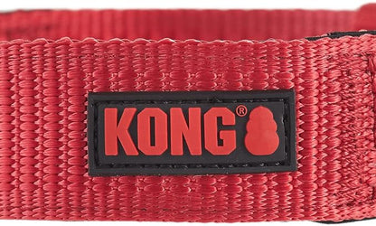 KONG Max HD Ultra Durable Neoprene Padded Dog Collar (Large, Red)
