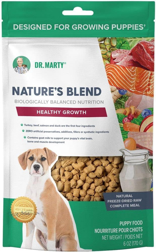 Dr. Marty Nature's Blend For Puppies Freeze Dried Raw Dog Food, 6 oz