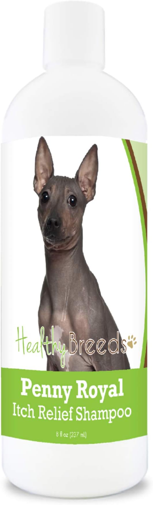 Healthy Breeds American Hairless Terrier Penny Royal Itch Relief Shampoo - Stop The Scratching & Relieve The Itch with Essential Oils of Eucalyptus & Cedarwood - Mint Scent - 8 oz