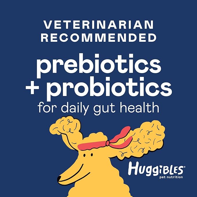 Digestive Support with Probiotic Supplement Chews for Dogs – Probiotics & Prebiotics for Daily Gut Health – Support Digestion & Tummy Troubles – Antioxidants for Longevity & Wellness