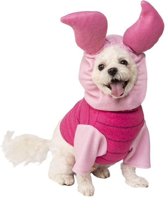 Rubie's unisex adult Disney: Winnie the Pooh Pet Costume, Piglet Party Goods, Piglet, M Neck 14.5 Girth 20 Back 15 US