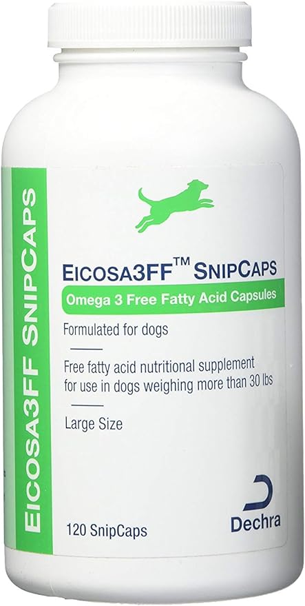 Dechra Eicosa3FF SnipCaps for Large Dogs Over 30 lbs 120 Count