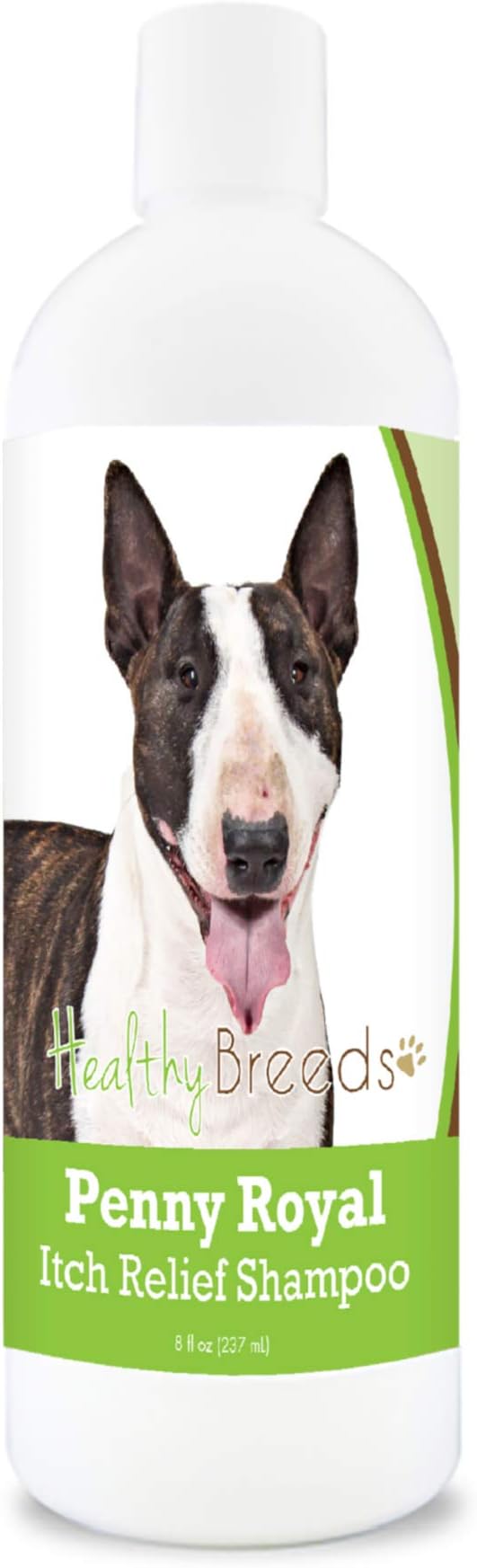 Healthy Breeds Miniature Bull Terrier Penny Royal Itch Relief Shampoo - Stop The Scratching & Relieve The Itch with Essential Oils of Eucalyptus & Cedarwood - Mint Scent - 8 oz