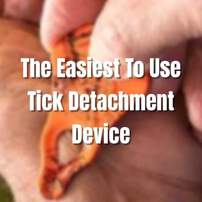 The Original Tick Key -Tick Detaching Device - Portable, Safe and Highly Effective High Visibility Tick Detaching Tool (Pink) with Stops the Sting - Extra Strength Bug and Mosquito Bit Relief