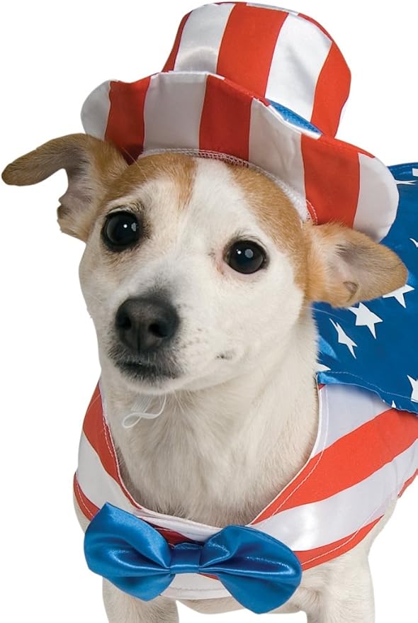 Rubie's Uncle Sam Pet Costume, Medium (Pack of 2)