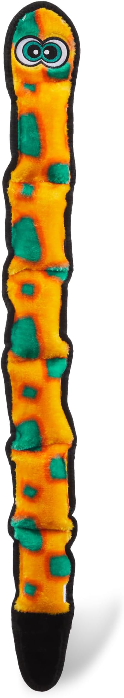 Outward Hound Durablez Orange Snake Plush Dog Toy, XL