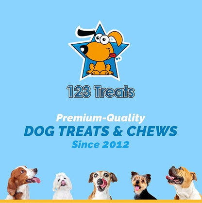 Esophagus Dog Treats - Large Gullet sticks for dogs (12 Inches - 20 Count) 100% Natural beef jerky for Medium to Large Dogs