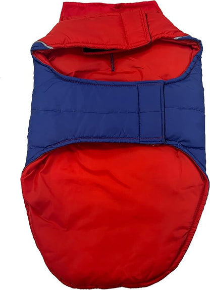 Pets First MLB Philadelphia Phillies Puffer Vest for Dogs & Cats, Medium. Warm, Cozy, & Waterproof Dog Coat, for Small & Large Dogs/Cats. Best MLB Licensed PET Warming Sports Jacket (PHP-4081-MD)