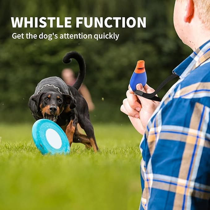 Dog Training Clicker with Wrist Strap Durable Lightweight Easy to Use, Pet Training Clicker for Cats Puppy Birds Horses. Perfect for Behavioral Training (Blue)