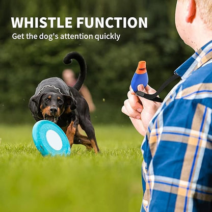 Dog Training Clicker with Wrist Strap Durable Lightweight Easy to Use, Pet Training Clicker for Cats Puppy Birds Horses. Perfect for Behavioral Training (Blue)