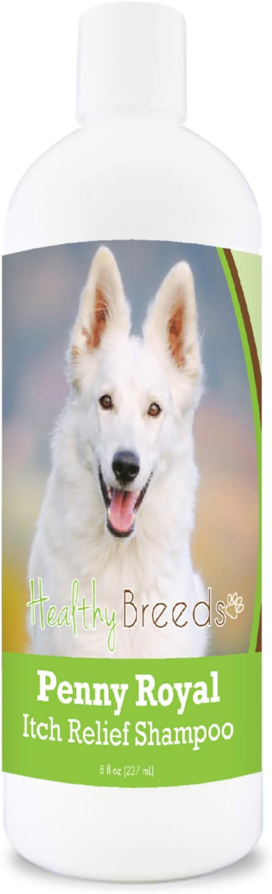 Healthy Breeds German Shepherd Penny Royal Itch Relief Shampoo - Stop The Scratching & Relieve The Itch with Essential Oils of Eucalyptus & Cedarwood - Mint Scent - 8 oz