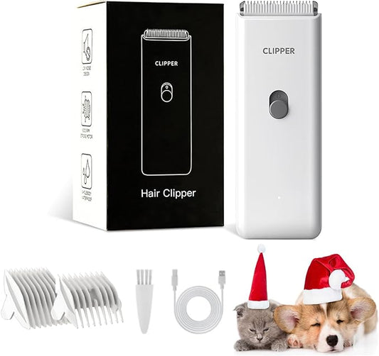Home Professional Dog Grooming Kit - Low Noise, Waterproof, and Rechargeable Clipper for Dogs and Cats