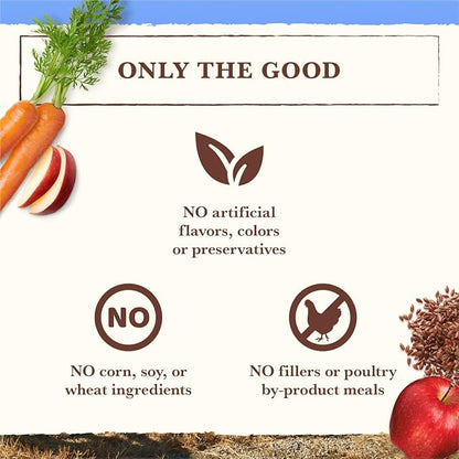 Whole Earth Farms Natural Grain Free Dry Kibble, Wholesome And Healthy Dog Food, Salmon And Whitefish Recipe - 4 LB Bag