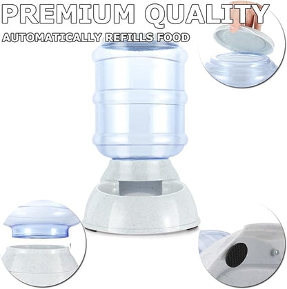 VaygWay Self Dispensing Pet Feeder – Automatic Gravity Dog Cat Feeder – Dry Food Dispenser Gravity Feeder – Automatic Pet Feeder Cat Feeder