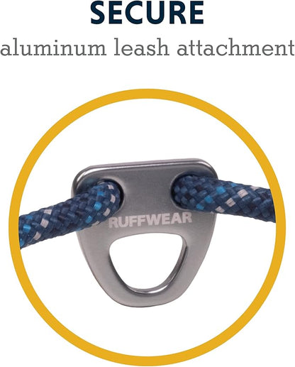Ruffwear, Knot-a-Collar Dog Collar, Climbing Rope Collar for Everyday Use, Blue Moon, 20"-26"
