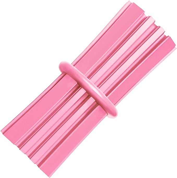 KONG Puppy Teething Stick - Soft Teething Stick for Growing Puppies - Teeth Cleaning Dog Toy - Chew Toy for Puppies with Ridges - Natural Rubber Toy Perfect for Snacks & Treats - for Medium Puppies