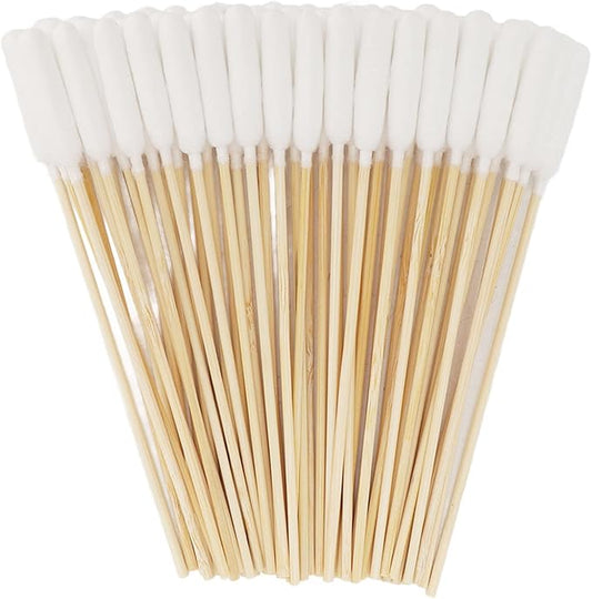 100Pcs Cotton Buds for Dogs and Cats, 6 Inch Long Qtips, Professional Dirt Removal Bamboo Stick Pet Lengthen Cotton Swabs for Cleaning Dog and Cat Ears, Apply Medicine, Clean Wound