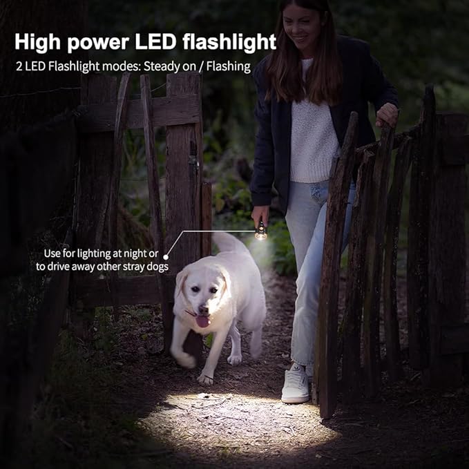 2024 Ultrasonic Dog Bark Control Device - Gently Corrects Unwanted Behavior | Simple, Non-Confrontational Solution | Effective Long-Range Ultrasonic Technology | Alternative to Bark Collars