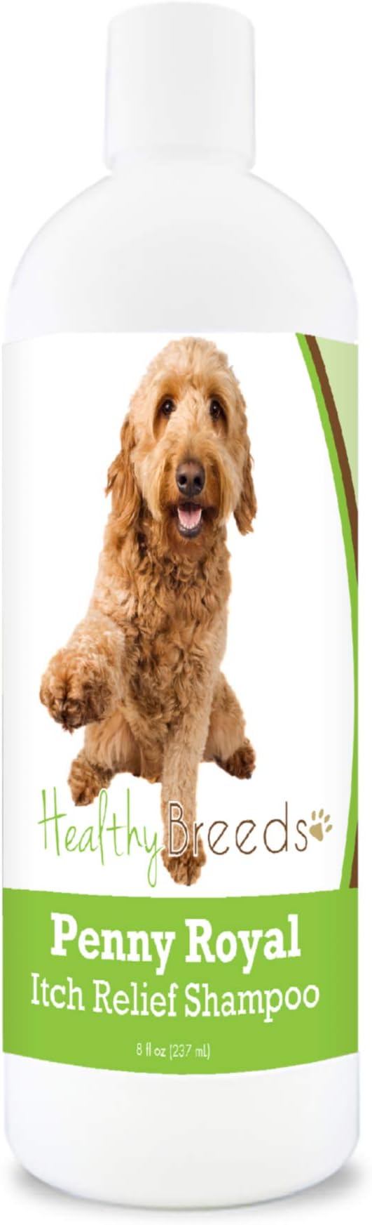 Healthy Breeds Goldendoodle Penny Royal Itch Relief Shampoo - Stop The Scratching & Relieve The Itch with Essential Oils of Eucalyptus & Cedarwood - Mint Scent - 8 oz