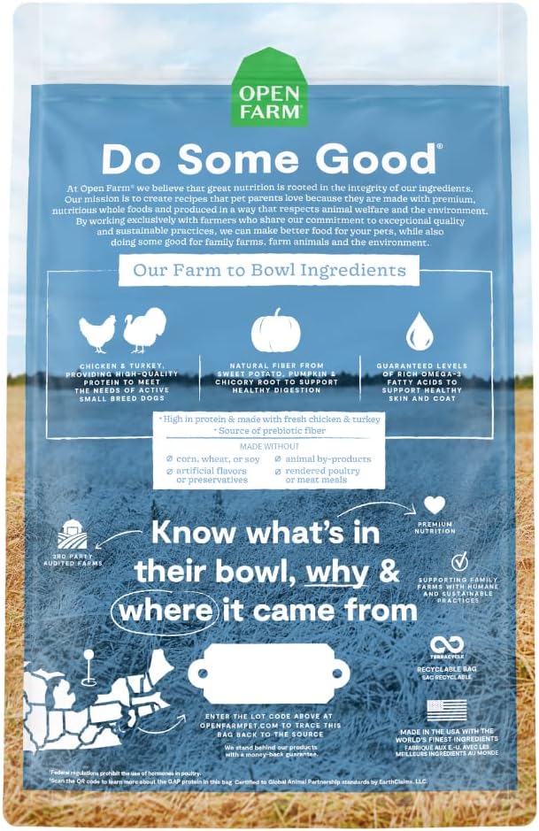 Open Farm Grain-Free Small Breed Dog Recipe 11 lbs