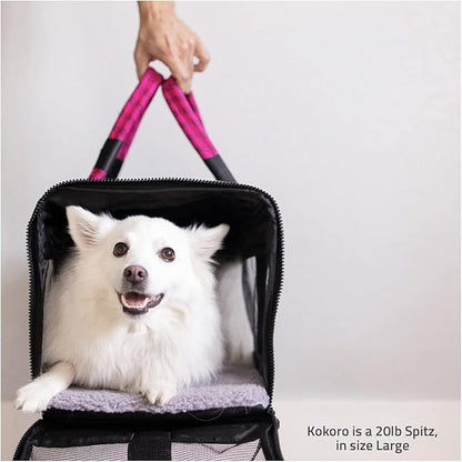 ROVERLUND Airline-Compliant Pet Carrier | includes Leash | Suitable for Pets up to 20lbs