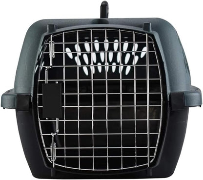 Petmate Pet Porter Dog Kennel 23", Dark Gray & Black, for Pets up to 15lbs, Made in USA