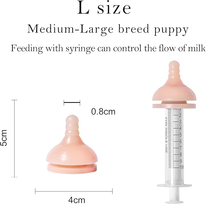 Puppy Feeder Puppy Milk Feeder Puppy Nursing Station Puppy feeders for Multiple Puppies Puppy Milk replacer Doggie Bubble Dongdong pet (L Size(Medium/Large Dog), Pink)