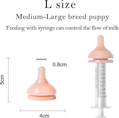 Puppy Feeder Puppy Milk Feeder Puppy Nursing Station Puppy feeders for Multiple Puppies Puppy Milk replacer Doggie Bubble Dongdong pet (L Size(Medium/Large Dog), Pink)