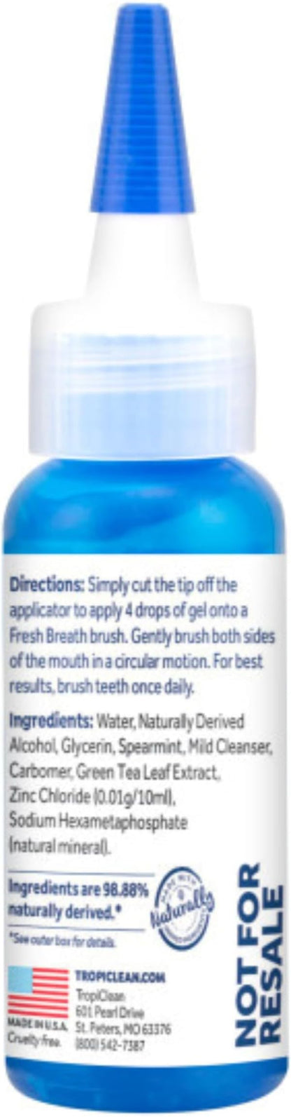 Fresh Breath Certified Wellness Collection Vet Strength Oral Care Kit for Small & Medium Dogs - Removes Plaque & Tartar - Freshens Bad Dog Breath - Teeth Cleaning Kit