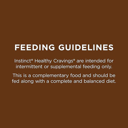 Instinct-Healthy Cravings Grain Free Dog Food Toppers Variety Pack - All Four Flavors: Beef, Chicken, Lamb, and Salmon (3oz each, 12 Pouches Total)