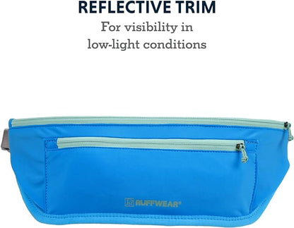 Ruffwear, Trail Runner Belt, Hands Free Adjustable with Pocket, Blue Pool, Small/Medium