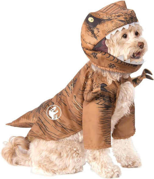 Rubie's Jurassic World T. Rex Dinosaur Pet Costume, As Shown, X-Large